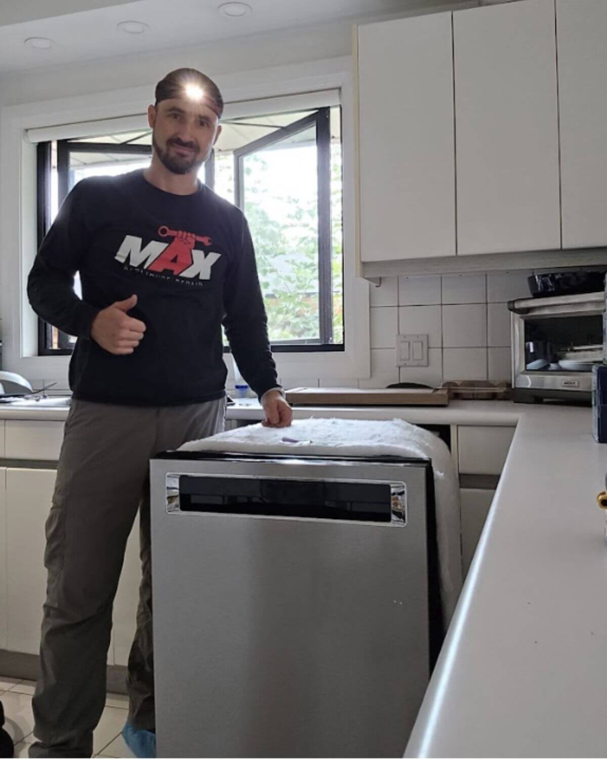 expert technician repaired broken dishwasher in jacksonville