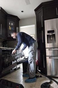 professional fixing dishwasher dish tray
