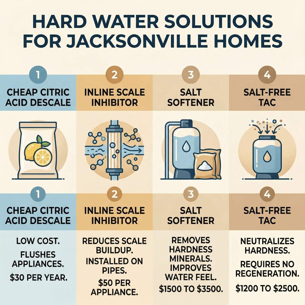 solutions for jacksonville hard water ruining appliances